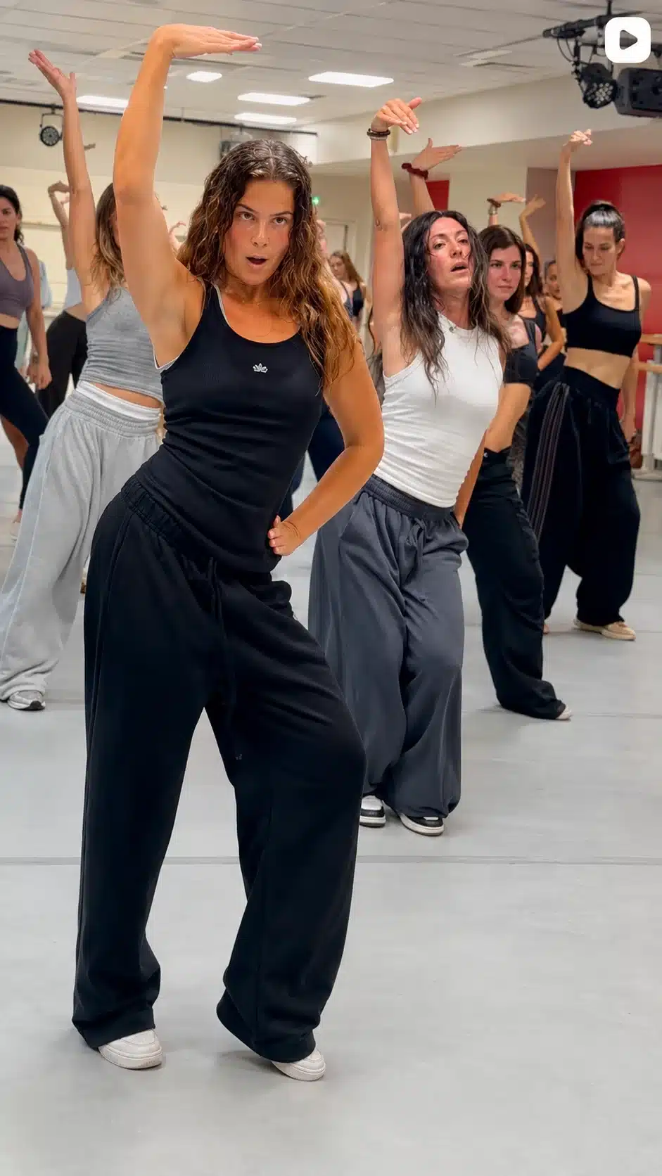 Cours de danse publié sur Instagram